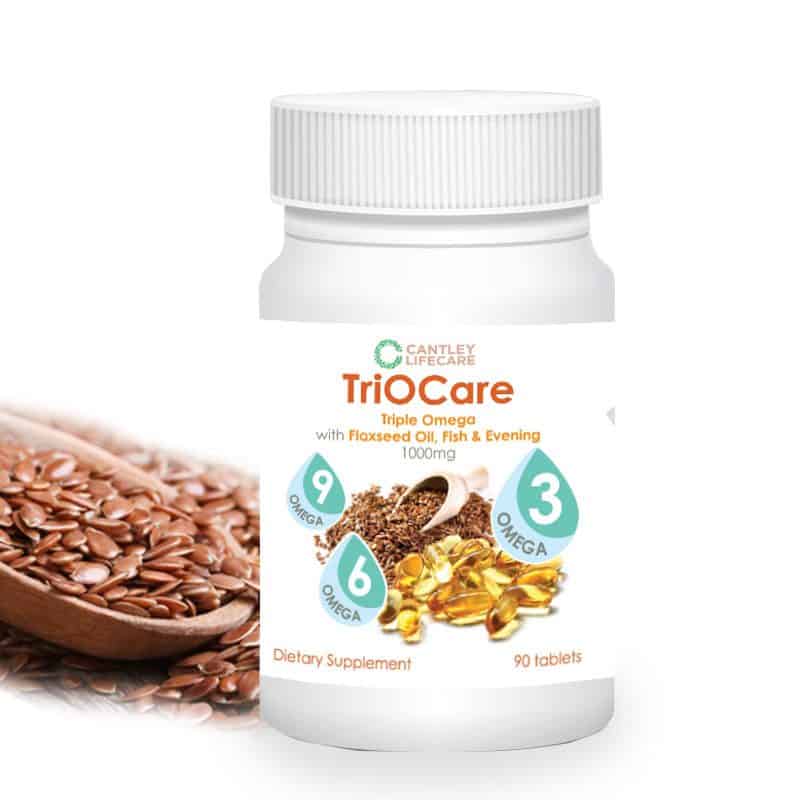 TriOCare Triple Omega 369 with Flaxseed Oil, Fish and Evening 1000mg