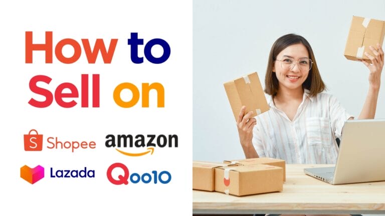 How do I sell on Shopee, Amazon, Qoo10, Lazada